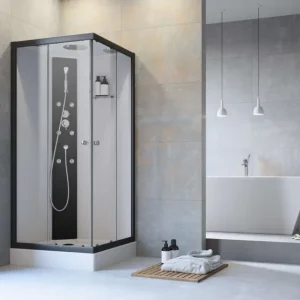 Kostenloser Rückversand Chr. Schröder® Komplettdusche 90x90 Eckeinstieg