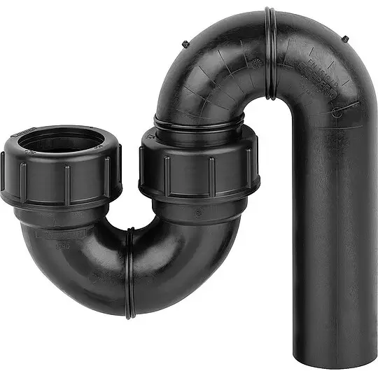 Solange Der Vorrat Reicht Geberit Siphon zu Rohbau-Set CleanLine Ausführung senkrecht, DN50 - 152.038.16.1