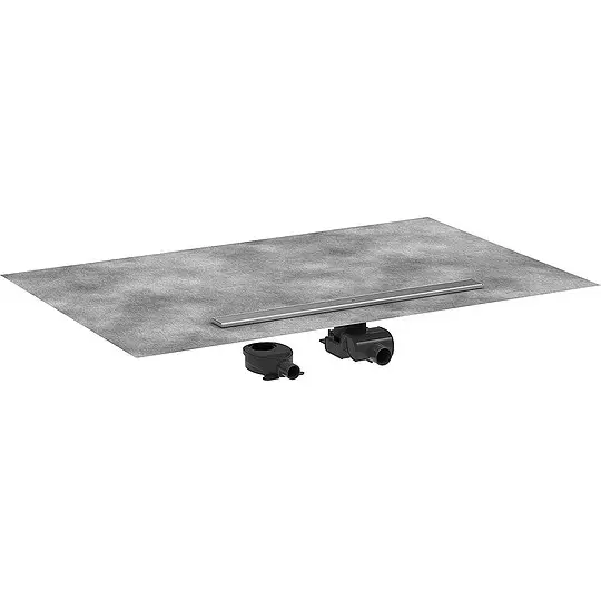Geprüft Hansgrohe RainDrain Allround Komplettset für Standard-/flache Installation, Edelstahl gebürstet, 800 mm - 56187800
