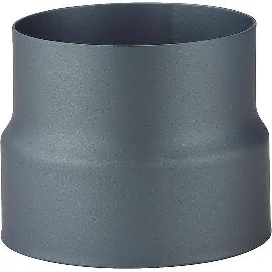 Heißes Angebot Reduzierung Ø 150 mm Muffe auf DN130 Sicke, lackiert, gussgrau