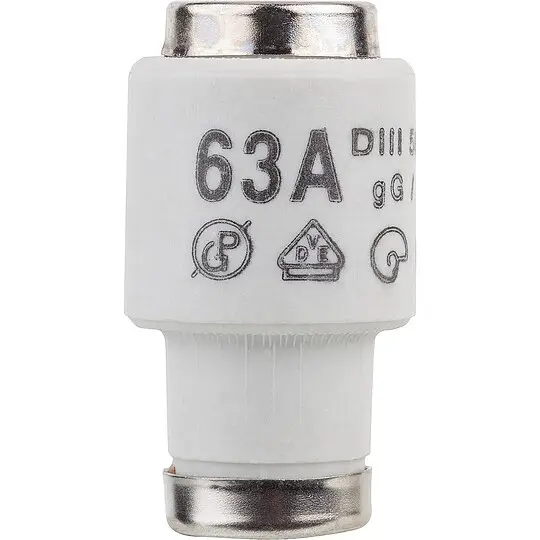 ETI Diazed-Sicherungseinsatz DIII 63 A - 5 Stück Begrenztes Angebot