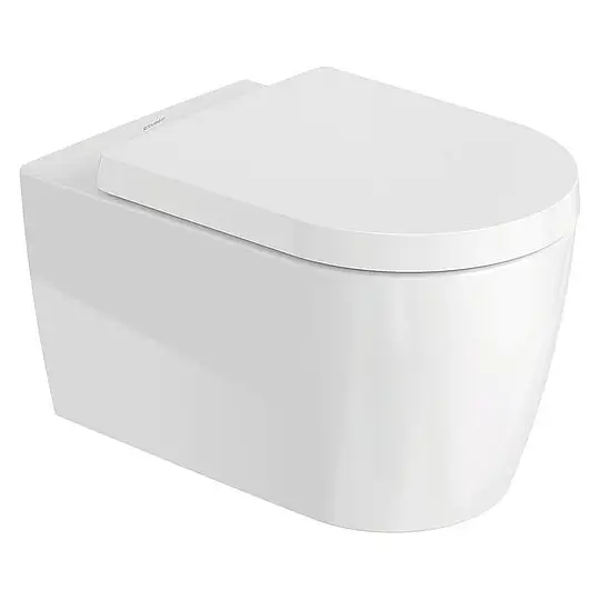 Combi-Pack Duravit ME by Starck, Tiefspüler, spülrandlos mit Softclose WC-Sitz - 45290900A1 Kostenloser Versand