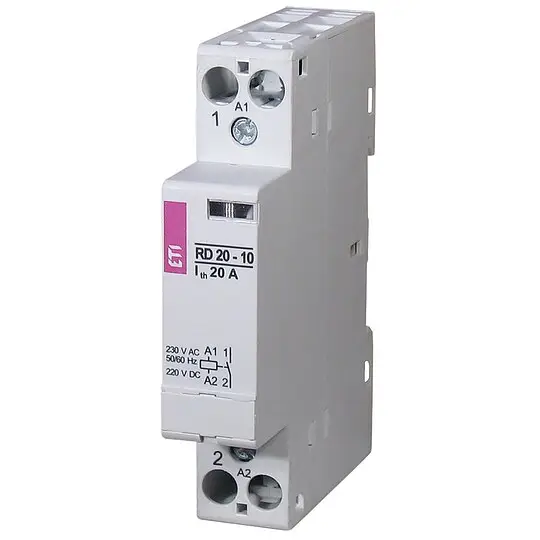 ETI Installationsschütz RD 20-01-230V AC/DC, 20A, REG Garantierte Lieferung