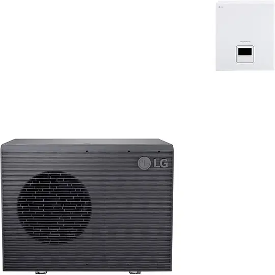 LG Luft-/Wasser-Wärmepumpe THERMA V R290 Monobloc-Set 7 kW inkl. Kontrolleinheit - HM073HF.KE Günstig