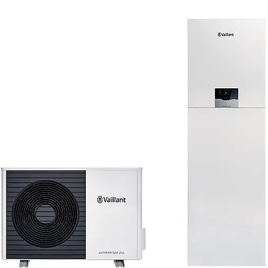 Jetzt Bestellen Vaillant Luft/Wasser Wärmepumpe aroTHERM Split plus VWL 35/8.2 AS S2 mit uniTOWER Split plus VWL 58/8.2 IS - 8000034531