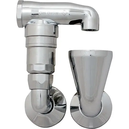 Einzel-Rohrbelüfter DN 15 (1/2'') x DN 20 (3/4'') DVGW-geprüft - Messing verchromt Super-Preis