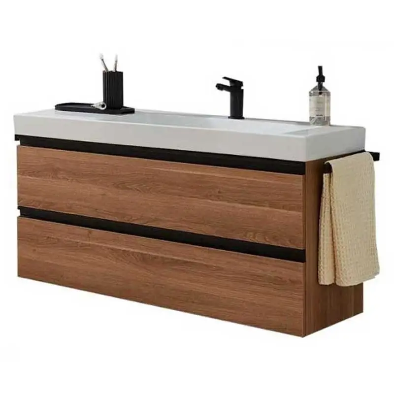Preisknaller Puris c!puro Waschtisch mit Unterschrank 122 cm - Ablage links - Sonderpreis - Sofort lieferbar