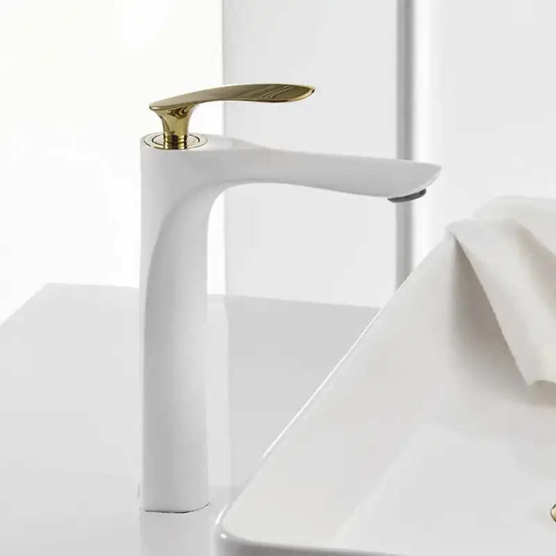 Garantierte Lieferung Waschbeckenarmatur Rea Orbit White Gold High