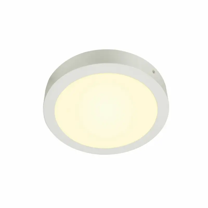 Expressversand SLV SENSER 24 Indoor LED Deckenaufbauleuchte rund weiß
