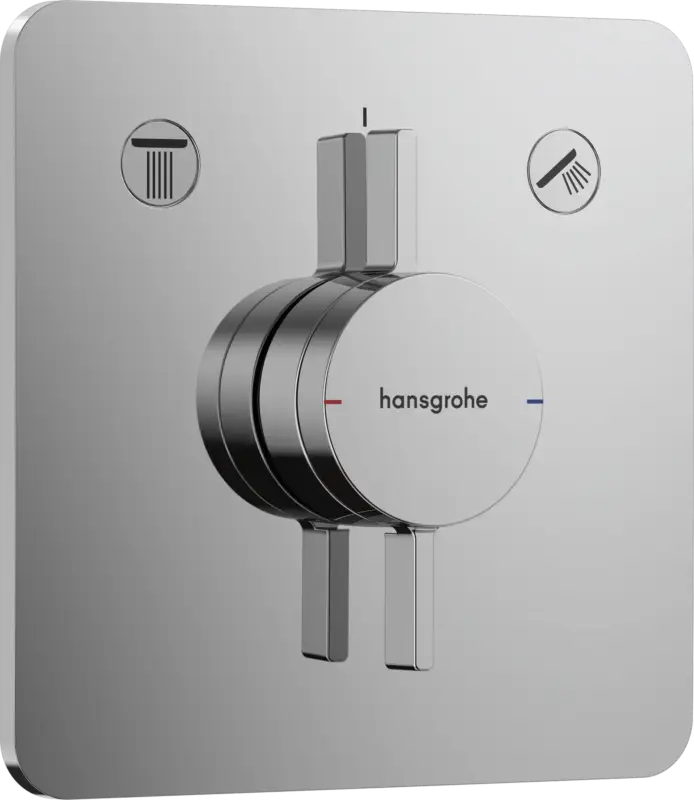 Expressversand Hansgrohe DuoTurn Q Mischer Unterputz für 2 Verbraucher Chrom