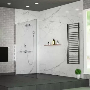 Heißes Angebot Duschwand 150 cm Set 8 mm ESG Verre Bright