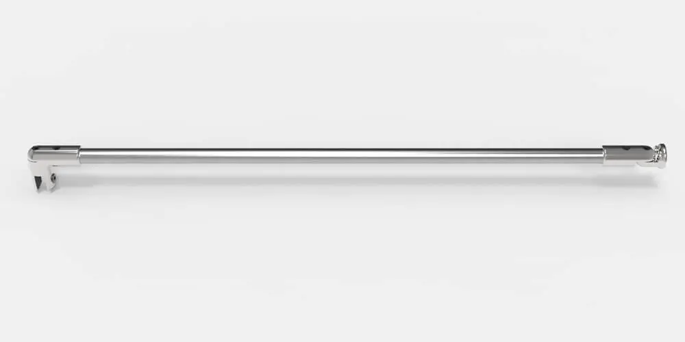 Stabilisationsstange Glas-Wand, rund, glanzverchromt Sichere Zahlung