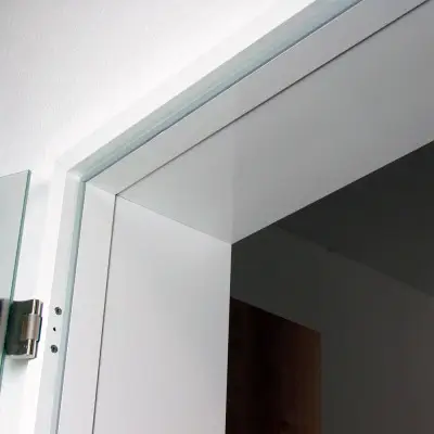 Top-Seller Umfassungszarge ALU für Glastüren, eckig, Wanddicke 146-190 mm