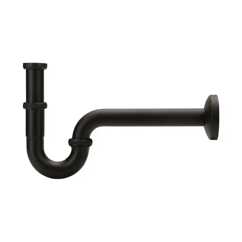 ASW Siphon- Röhrengeruchverschluss PLUS 1 1/4 x 32 mm schwarz matt Echt