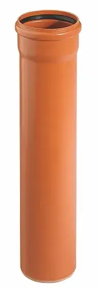 Nur Heute KG Rohr Länge 0,5 m orange