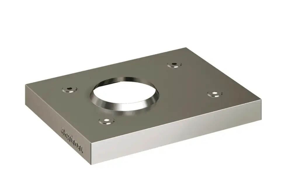 Sale Schiedel Absolut 18-TL Edelstahl-Abdeckplatte 8,5 cm Überstand