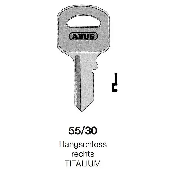 Solange Der Vorrat Reicht Schlüsselrohling ABUS 55/30