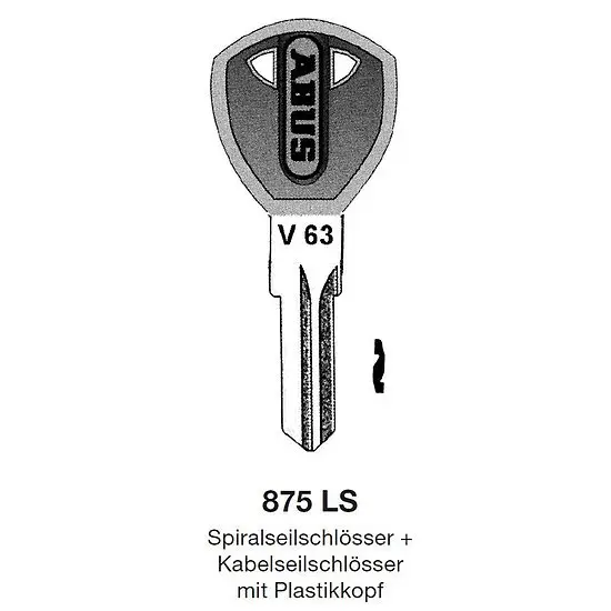 Schlüsselrohling ABUS 875 LS Kostenloser Rückversand